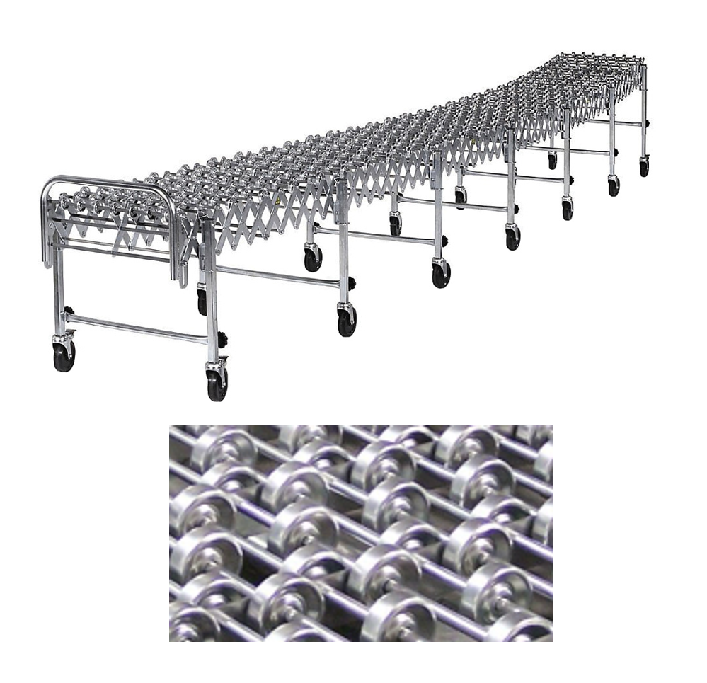 Non-Powered Flex Skate Wheel Conveyor